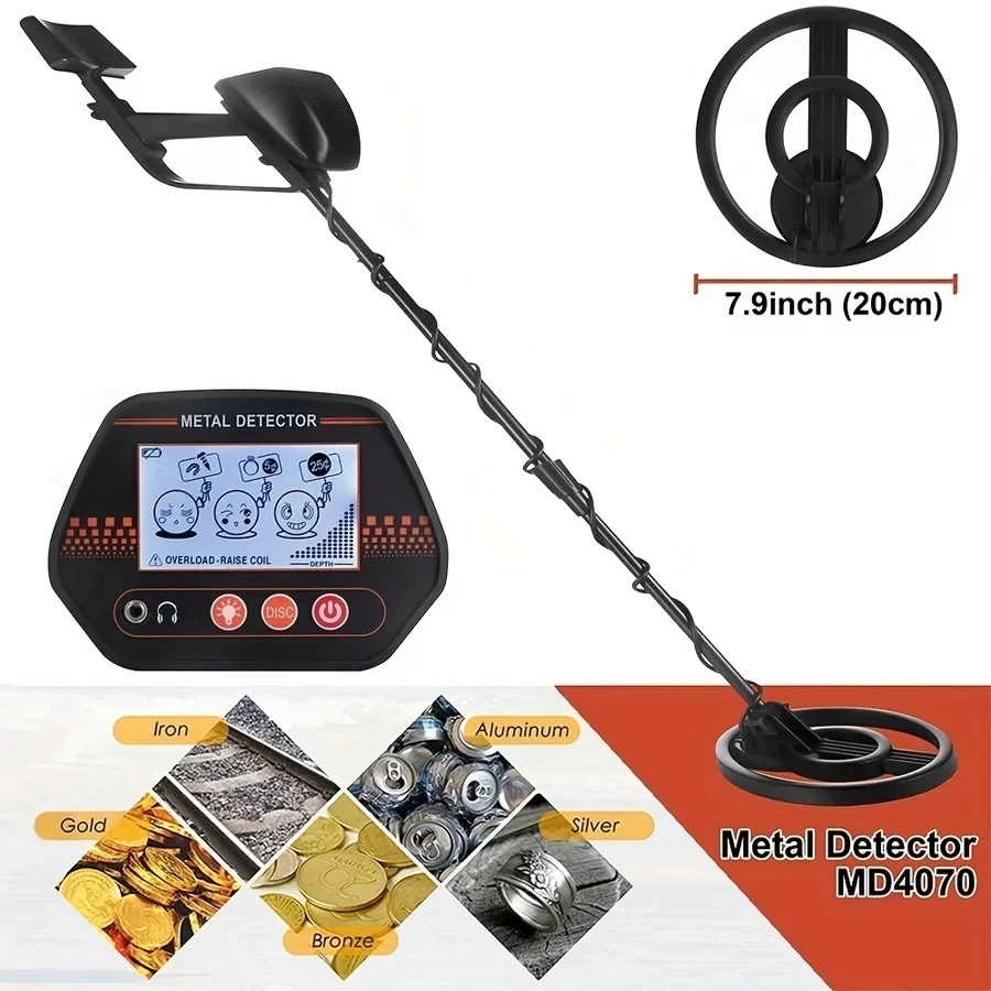High Sensitivity Beach Treasure Finder Handheld Underground Metal Detector For Children And Adults High Precision Gold Detector 4