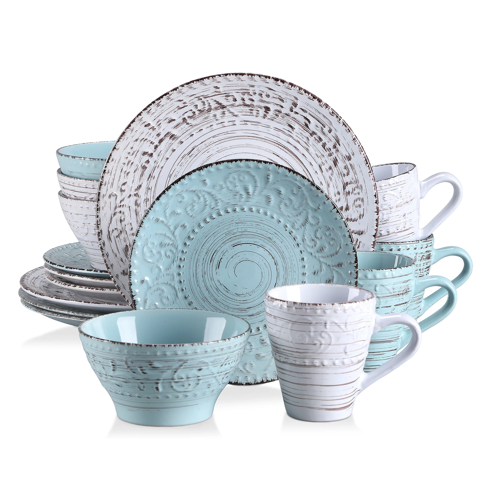 vancasso VINE Ceramic Stoneware Dinnerware Set – 16/32/48 Pieces 1