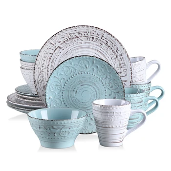 vancasso VINE Ceramic Stoneware Dinnerware Set – 16/32/48 Pieces 1