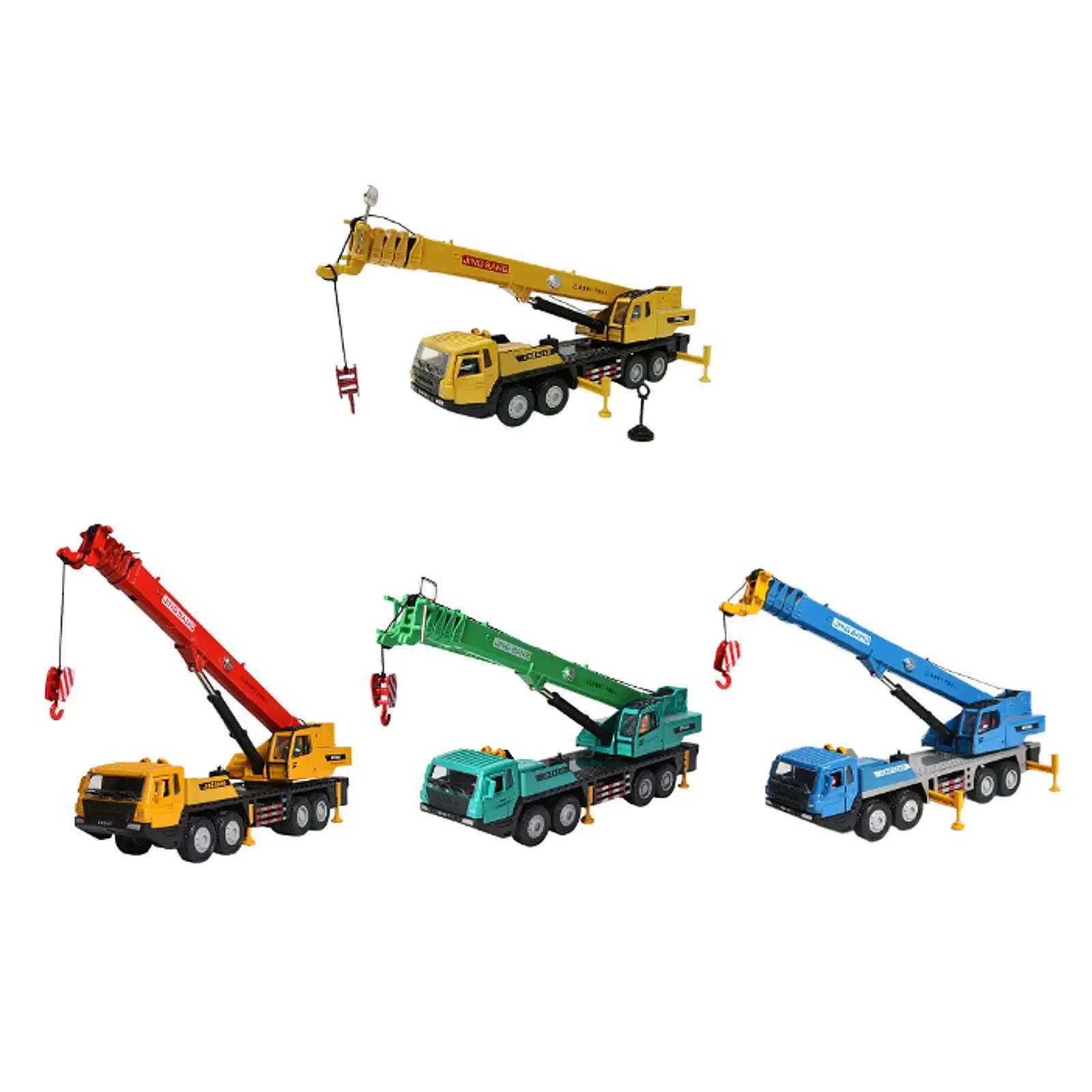 1:50 Scale Crane Truck Vehicle Gift Diecast Model Toy for Children Toddlers