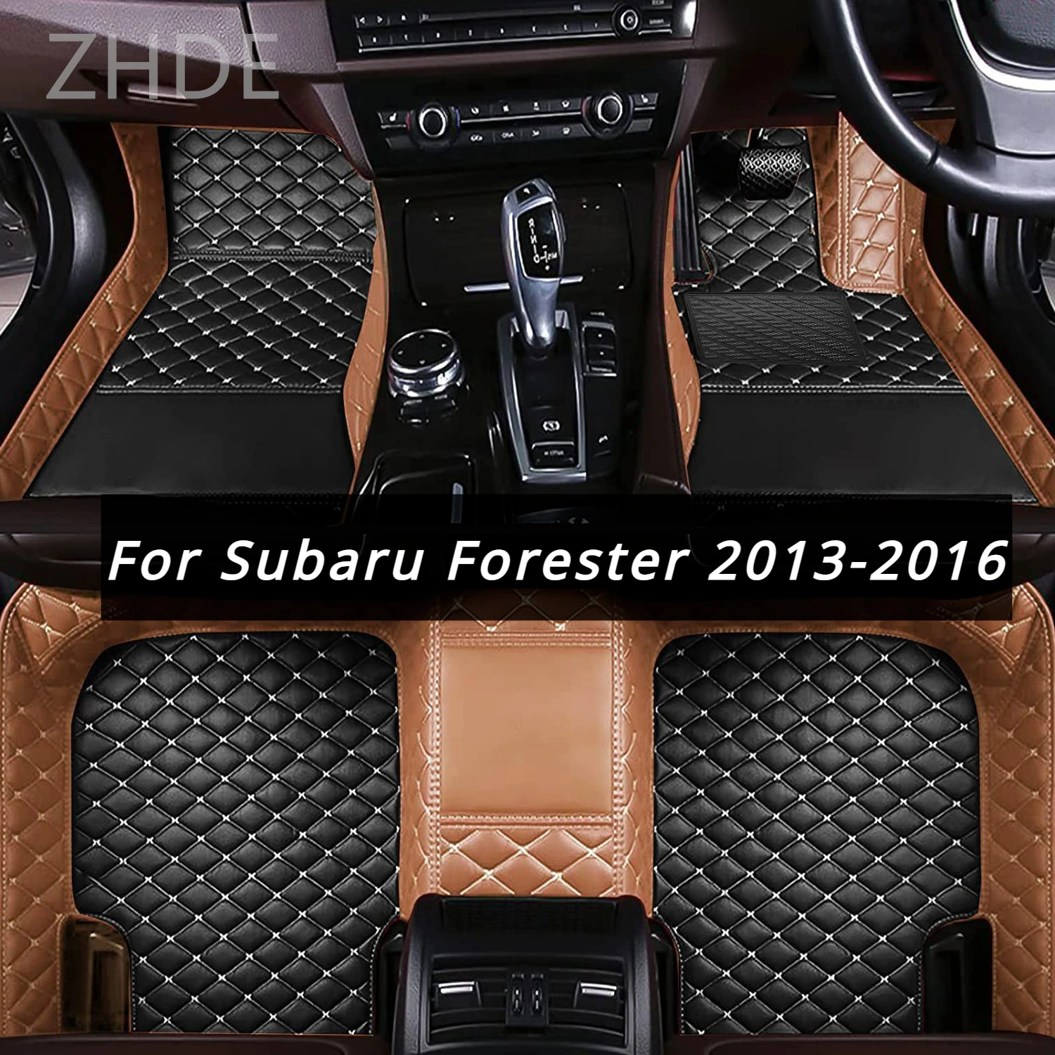 

RHD Car Floor Mats for Subaru Forester SJ 2018 2017 2016 2015 2014 2013 Carpets Auto Interior Accessories Replacement Automobile