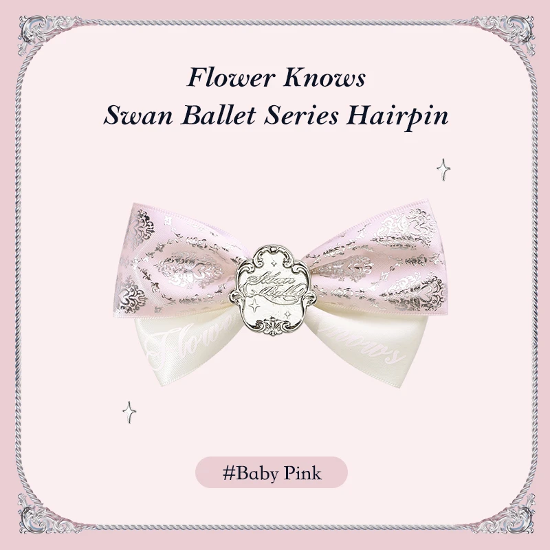 Flower Knows Zwanenballet Serie Haarclips 2 Soorten Haarclips Dames Schoonheid Haaraccessoires_voghion.com