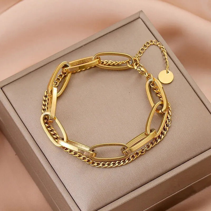 titan-stahl-material-retro-mode-gold-lange-kette-anh-nger-doppel-dick