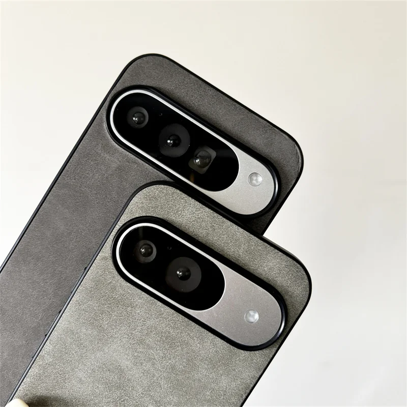 Retro Luxury Solid Color PU Leather Shockproof Phone Case - High Quality Protective Back Cover