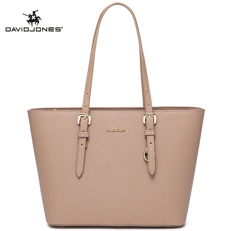 David Jones - Damen Kleine Umhängetasche - Frau Ketten Schultertasche PU  Leder - Handtasche Mini Crossbody Bag mit Klappe - Handy Party Tasche  Kettentasche Abendtasche Mode Trend - Beige : : Fashion