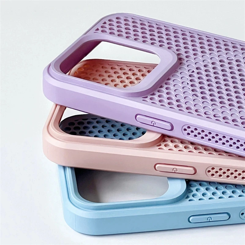 Ultra Thin Heat Dissipation Magnetic Matte Shockproof Case - Mesh Design, Hard PC Cover