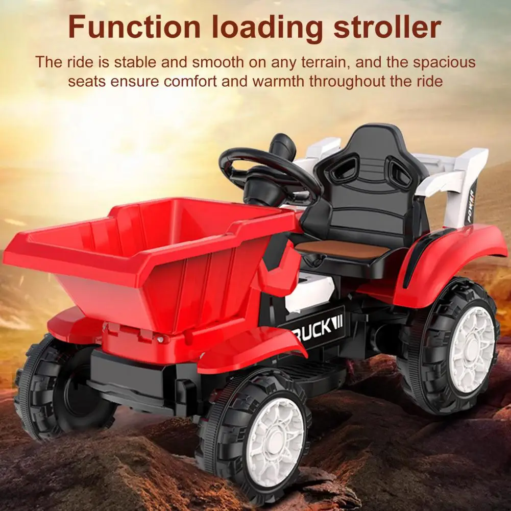 Ride on Bulldozer, Battery Powered Digger, Forward & Backward, Front Loader Bucket, Electric Construction Vehicle for Kids