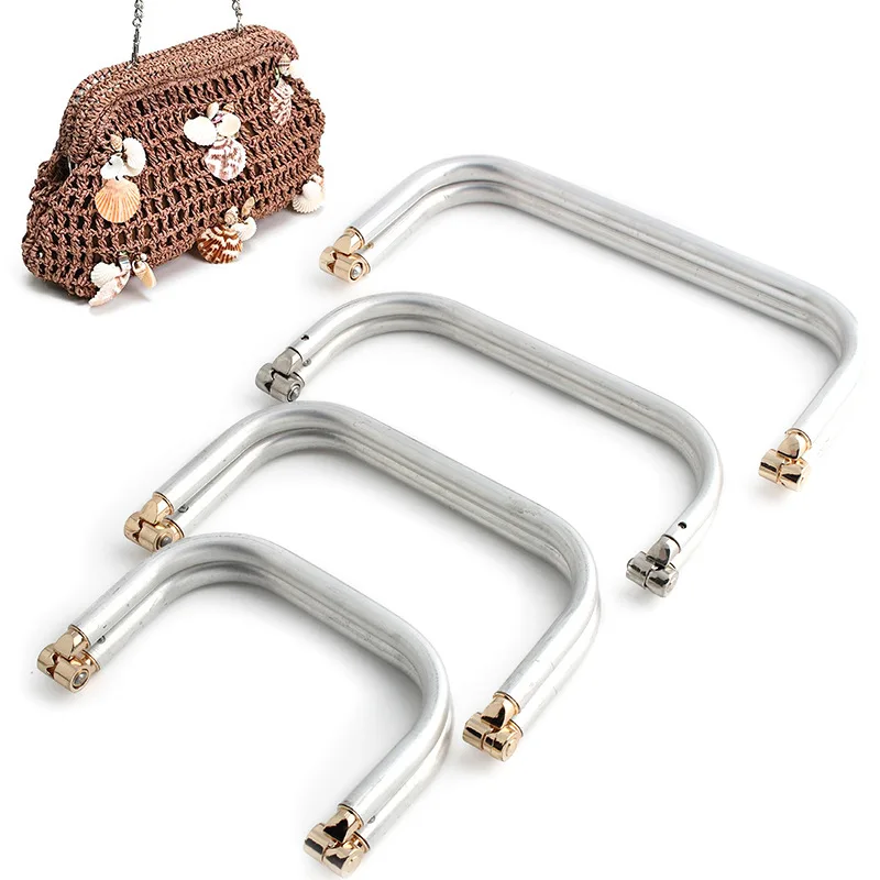 15cm 19 cm 25 cm Metal Frame Purse Doctor Aluminium Tube Bag Handle Accessories Clutch Parts