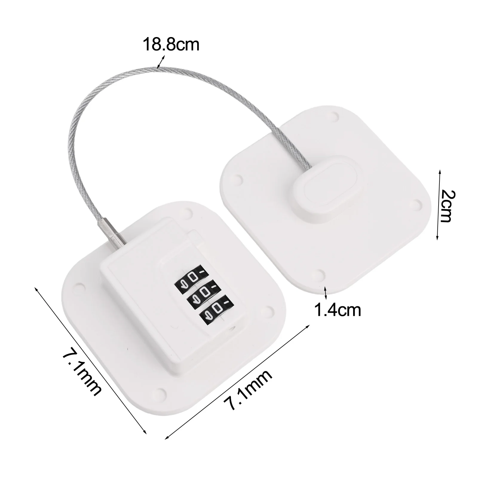 Cabinet Lock 1PCS Safety Refrigerator Punch-free Child Password Security Sliding Closet Door Locks