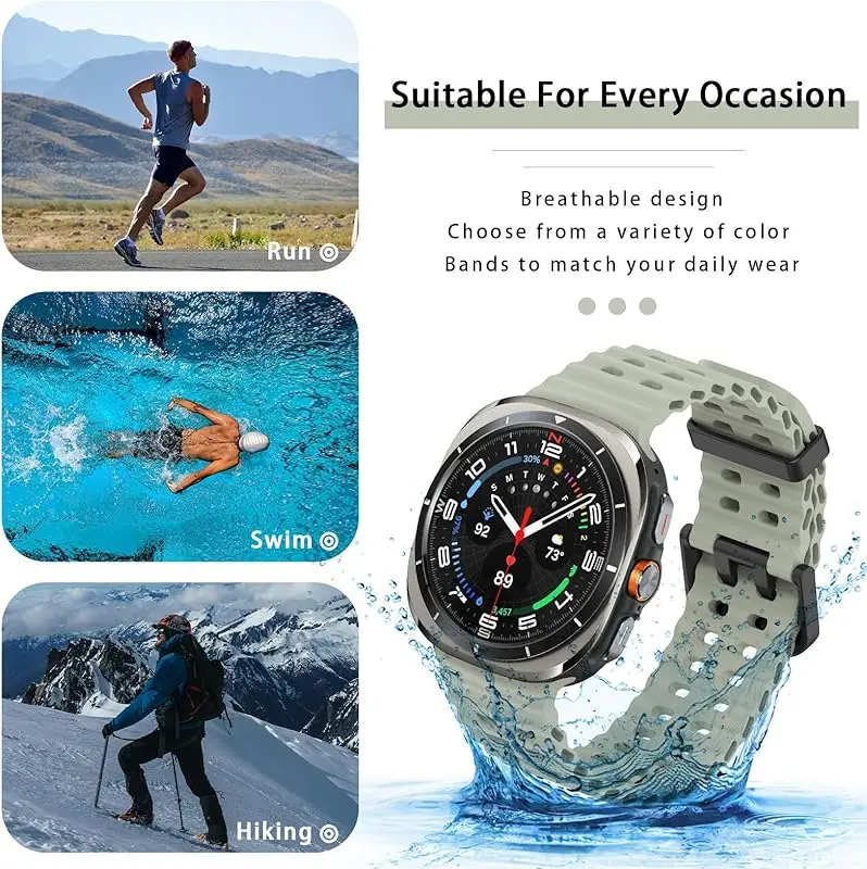 Ocean Band Sport Silicone Bracelet Strap