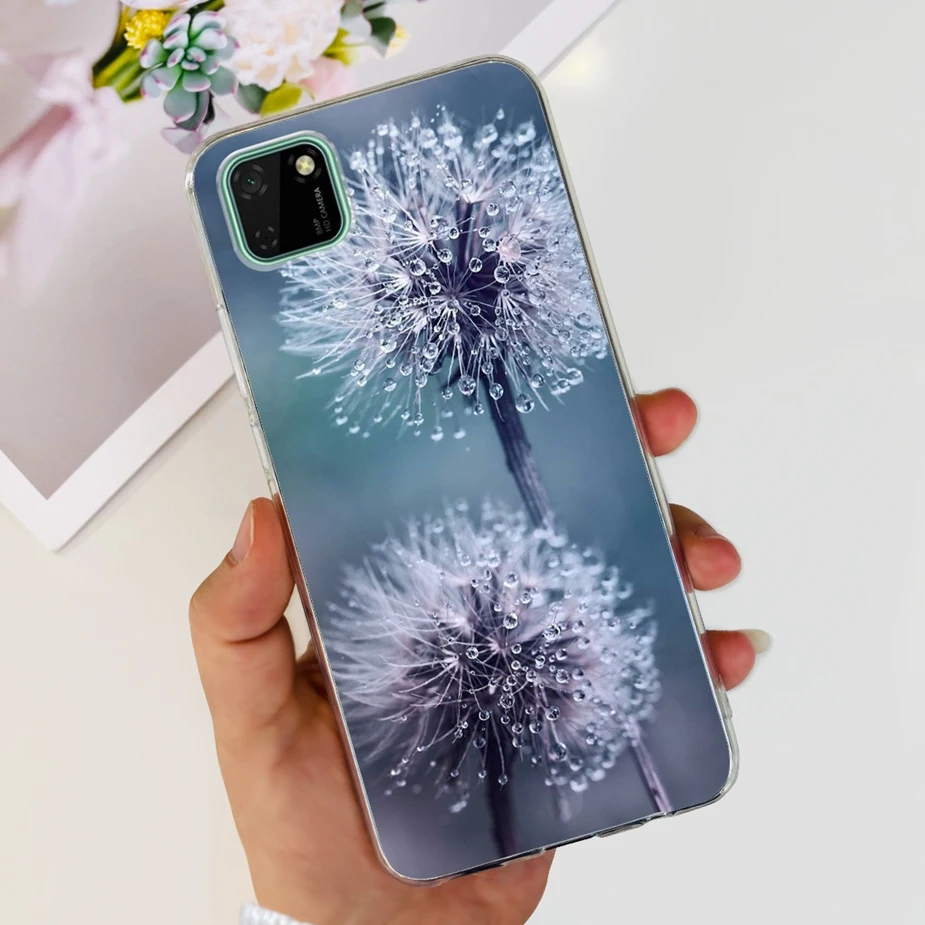 Stylish Painted Clear Silicone Phone Case - Soft Protective Cover
