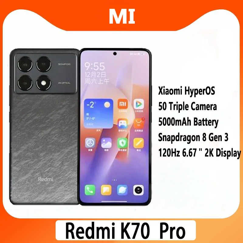 Redmi K70 Pro 16/512GB simフリー Xiaomi Redmi K70 Pro 5G Smartphone Android 14 Snapdragon 8