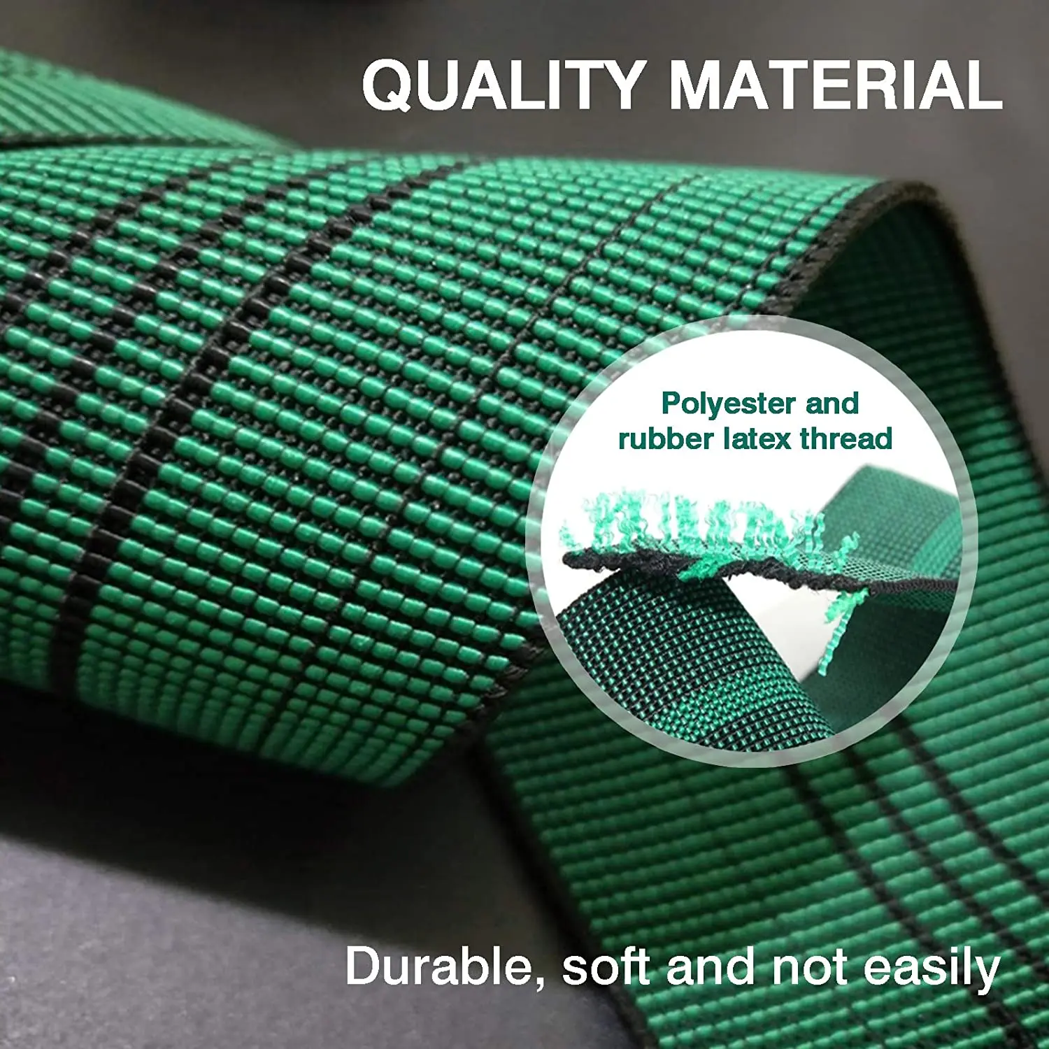 Green Sofa Elastic Webbing Stretch Latex Band Furniture Repair DIY Upholstery Modification Elasbelt Chair Couch Material 10M elastic band ribbon