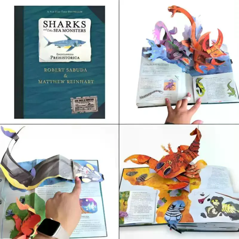 Encyclopedia Prehistorica: Interactive 3D Sea Monsters & Sharks Illustrated Gift Book