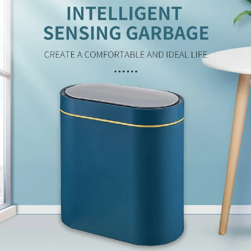 7L Smart Induction Trash Can Automatic Intelligent Sensor Dustbin Electric Touch Trash Bin for Kitchen Bathroom Bedroom Trash 5