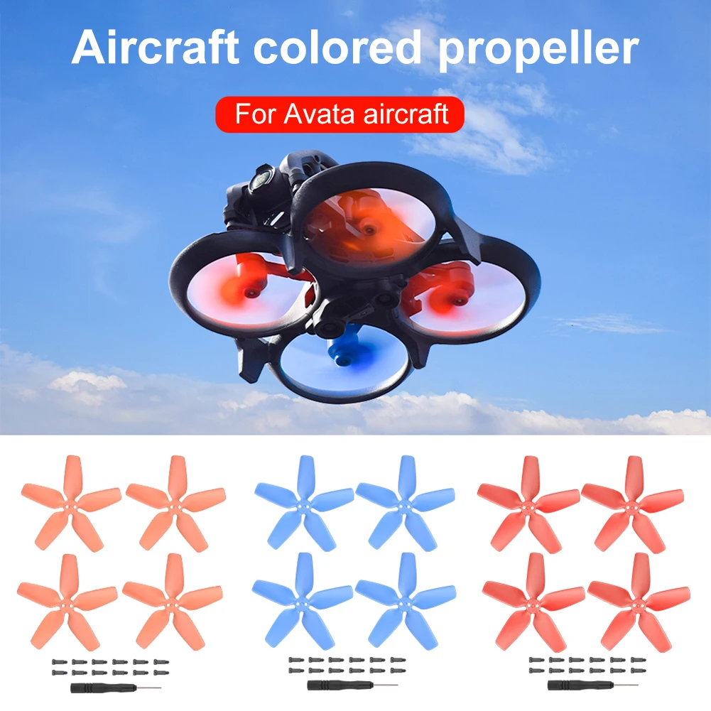 Propeller Blade Noise Reduction Propellers Blades 2 Pairs Replacement Parts For DJI Avata Drone Accessories