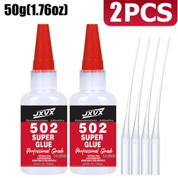 Industrial Strength Quick - Set Metal Adhesive with Precision Applicator - 50g (50g - 2PCs)