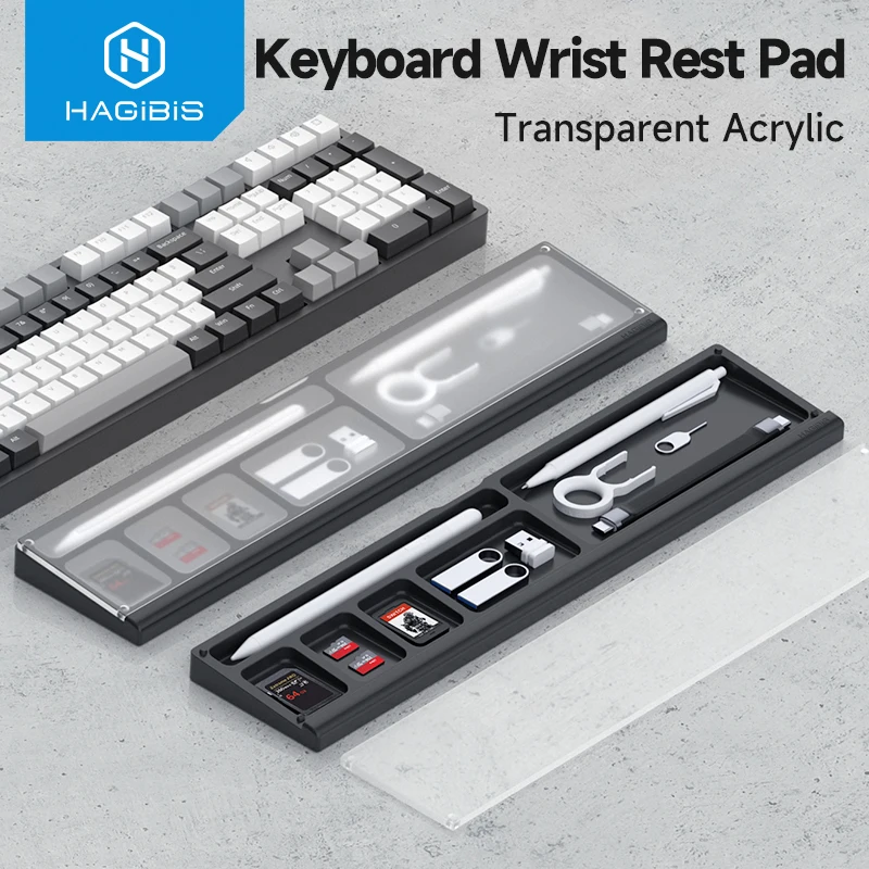 Hagibis Keyboard Wrist Rest Pad Acrylic Antislip Support Ergonomic
