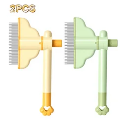 Self - Cleaning Pet Hair Removal Brush with Massage Comb (2PCS)