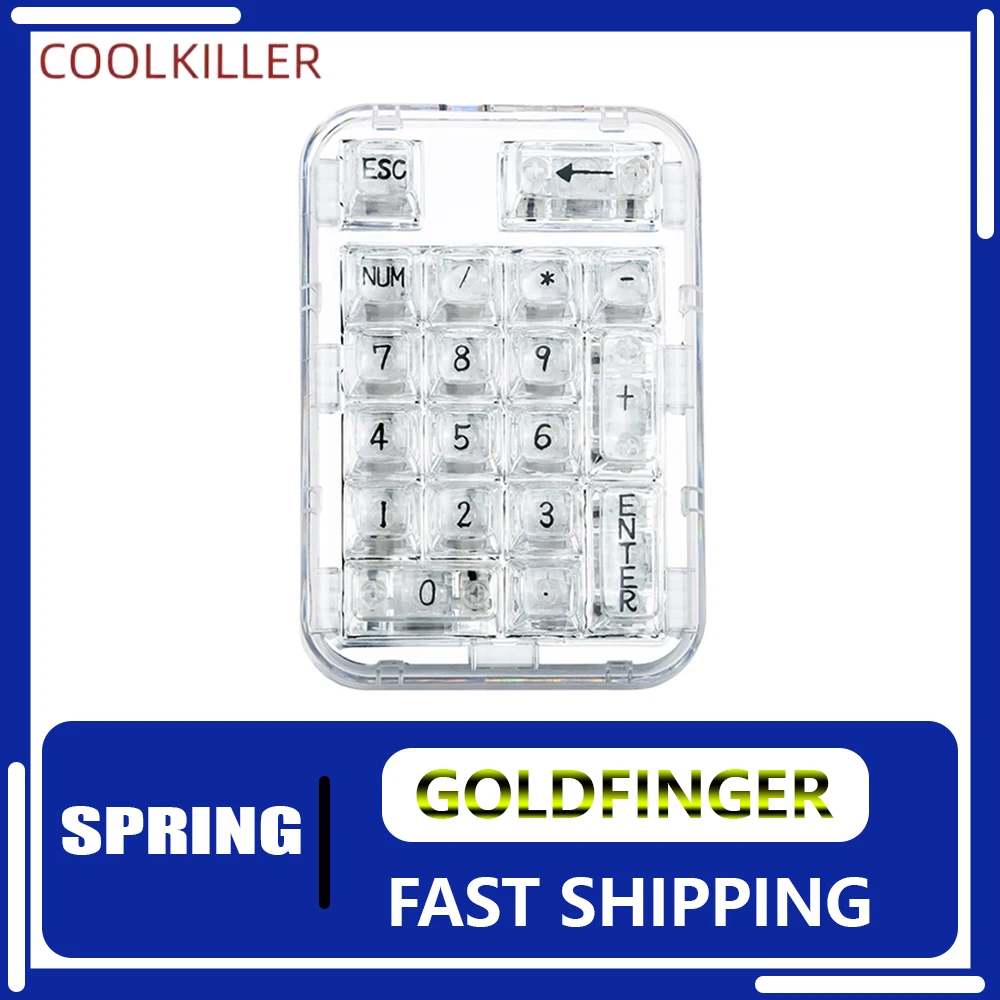 

Coolkiller Pad Keyboard Numpad Bluetooth Wireless Numeric Mechanical Keyboard 19-Key Number Pads Designer Portable Pc Woman Gift