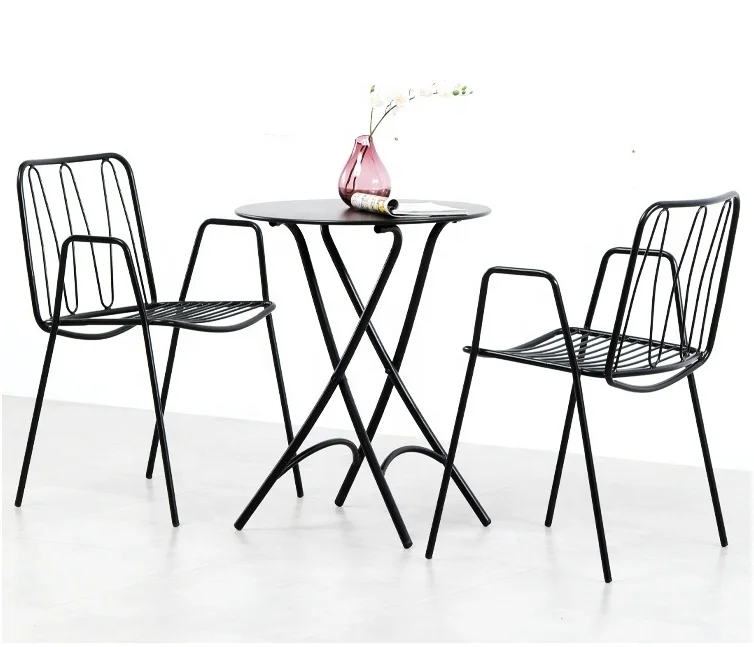 High Quality Chairs Hotel Dining Room Kitchen Chair Seat Metal Cafe Dining Chairs