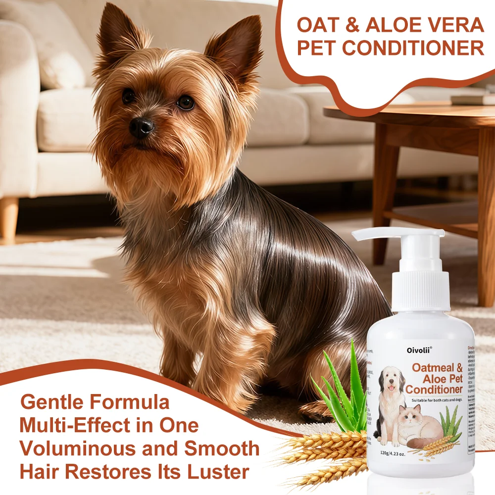 Oatmeal Aloe Pet Conditioner | Softens, Detangles, and Adds Shine