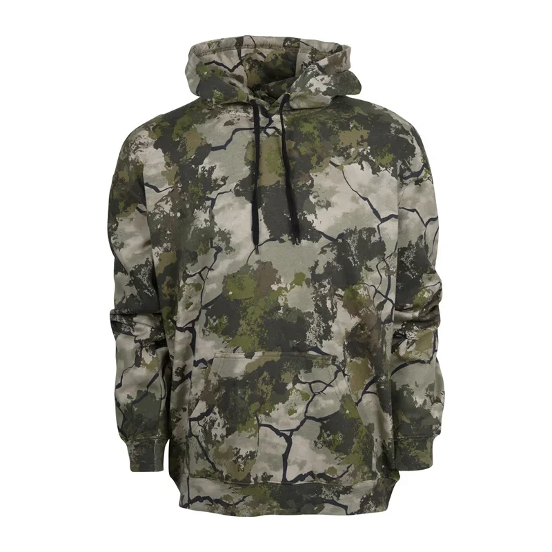 Men's Deer Hunting Camo Graphic Hoodie, 3D Hunter, Forest Camouflage Print, Harajuku Fashion, Y2K Pullover, Clothing, New