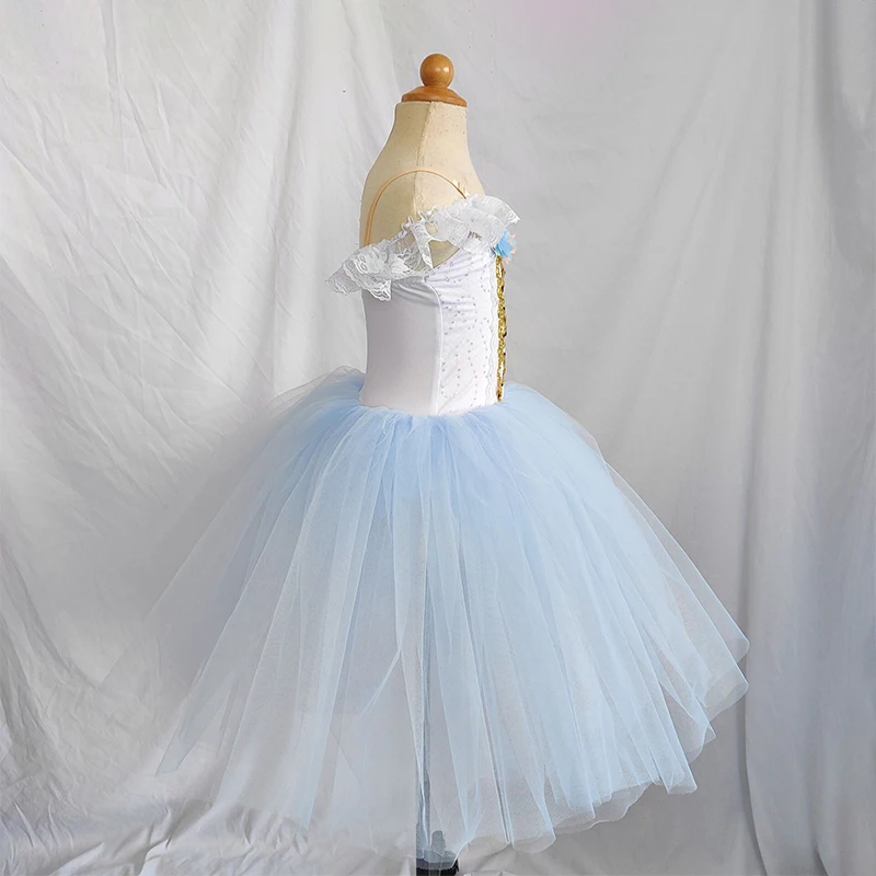 Blue Professional Ballet Costume Classic Ballerina Ballet Tutu Child Kid  Girl Adult Princess Tutu Dance Long Ballet Dress - AliExpress 200000532