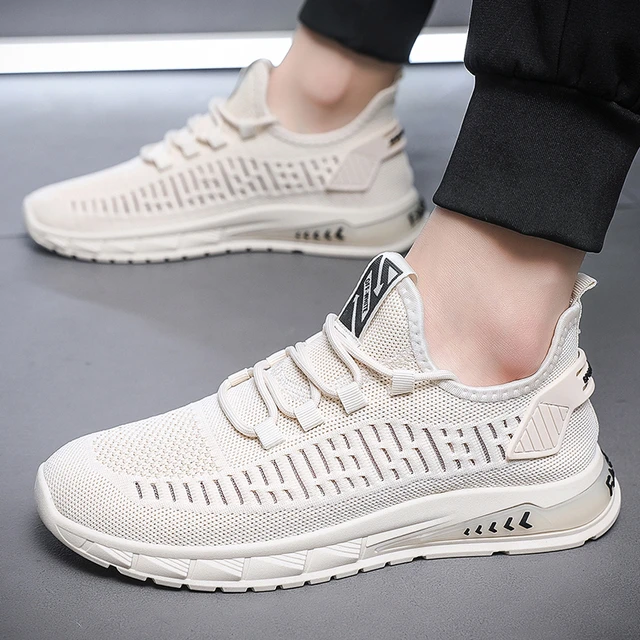 Shoes for Men Designer Men Shoes Breathable Mesh White Men's Tennis Trainers  Male Casual Sneakers Zapatos Hombre Tenis Masculino - AliExpress