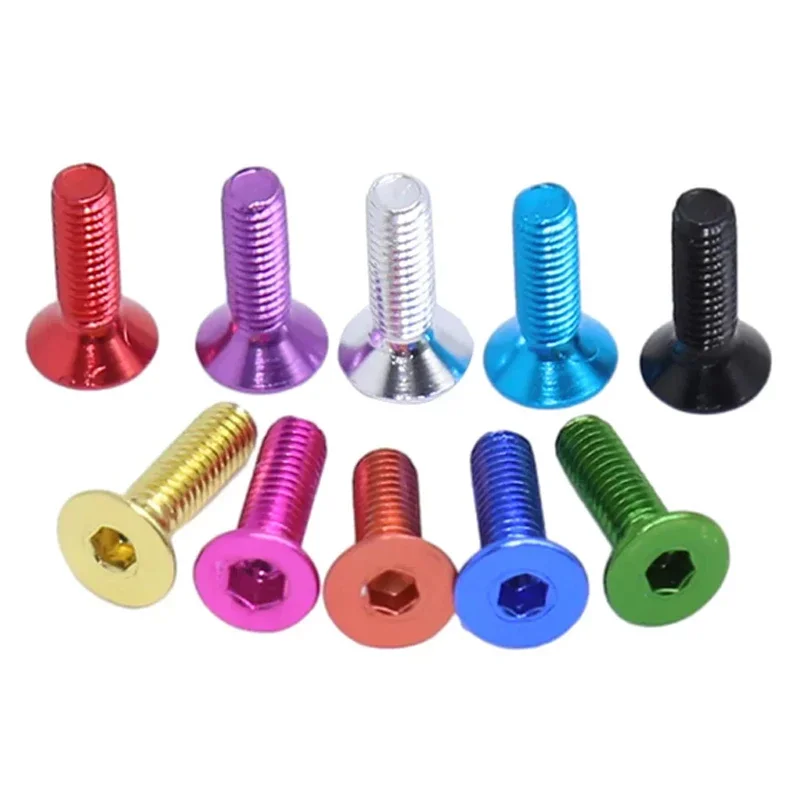 M5 양극 처리된 컬러 카운터싱크 나사6mm-30mm - 5개 7075 알루미늄 합금 알렌 소켓 볼트 DIN7991 |   DIY 모델 용품
