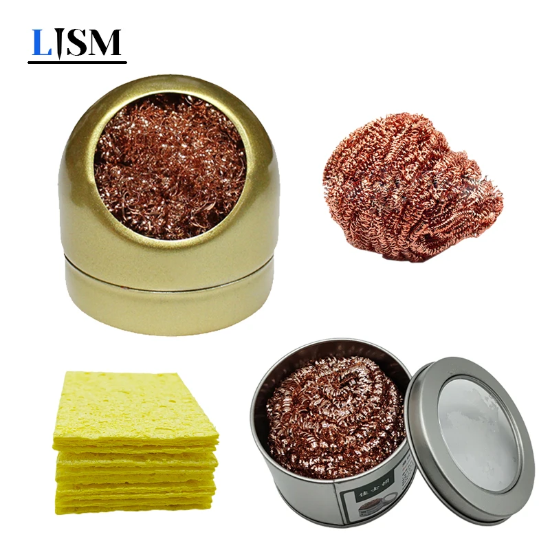 청소 공 납땜 제거 납땜 인두 10pcs 깨끗한 스폰지 깨끗한 노즐 팁 구리 와이..