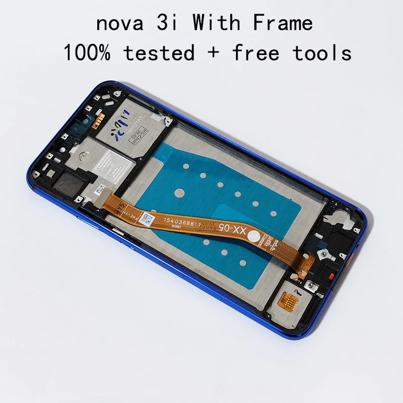 

6.3" For Huawei Nova 3i LCD INE-LX1 Display INE-LX2 Touch Screen Replacement Parts For P Smart Plus 2018 LCD INE-LX2r Display