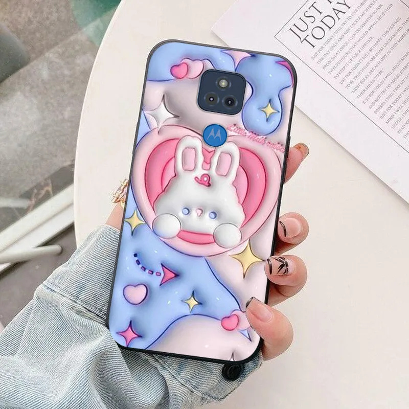 Sleek Silicone Protective Case for Motorola G Play 2021 - Fashionable TPU Back Cover Bumper
