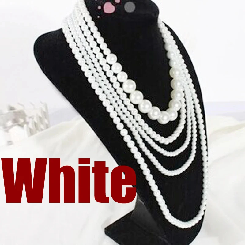 Pearl Necklace 2 Rupee 5 Rope Women Mother Kids Sweater