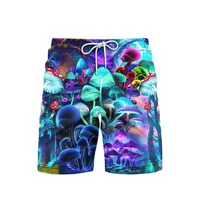 Fantasy Mushrooms 3D Print Beach Short For Men's Hip Hop Street Shorts Harajuku Personality Fashion Colorful Pattern Plant Pants 2