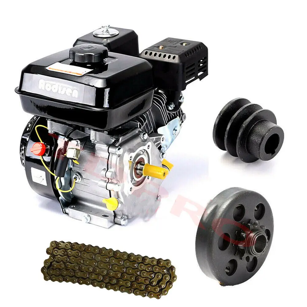 

7HP 210cc OHV Horizontal Shaft Gas Engine Motor for Honda GX200 Go Kart Recoil