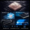 SZBOX Ryzen 5 6600H MINI PC Windows 11 Pro DDR5 4800Mhz M.2 2280 NVME SSD PCIE3.0 USB4.0 WIFI6 BT5.2 Game Office Computer 2
