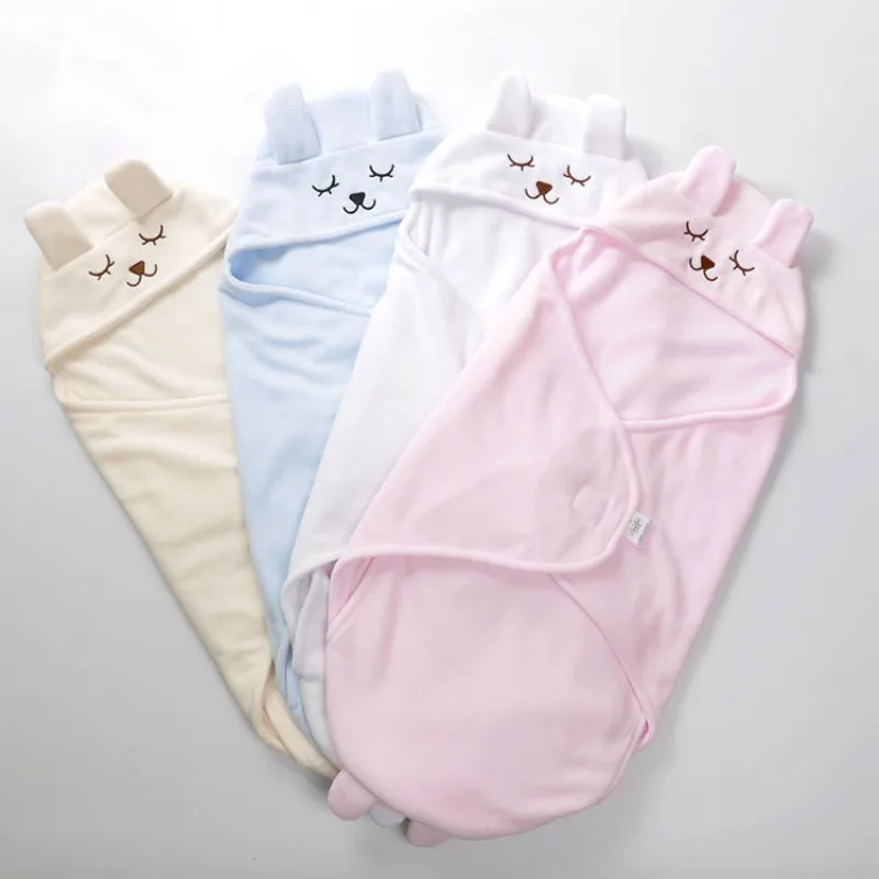 

2023 Hot Sale Cartoon Newborn Hooded Sleeping Bag 73x33cm Soft Comfortable Pajamas Baby Boys Girls Child Anti-kick
