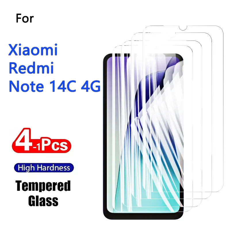 Premium Tempered Glass Screen Protectors - High Aluminum Anti-Scratch, Case-Friendly, 6.88 Protection (1-4 Pack)