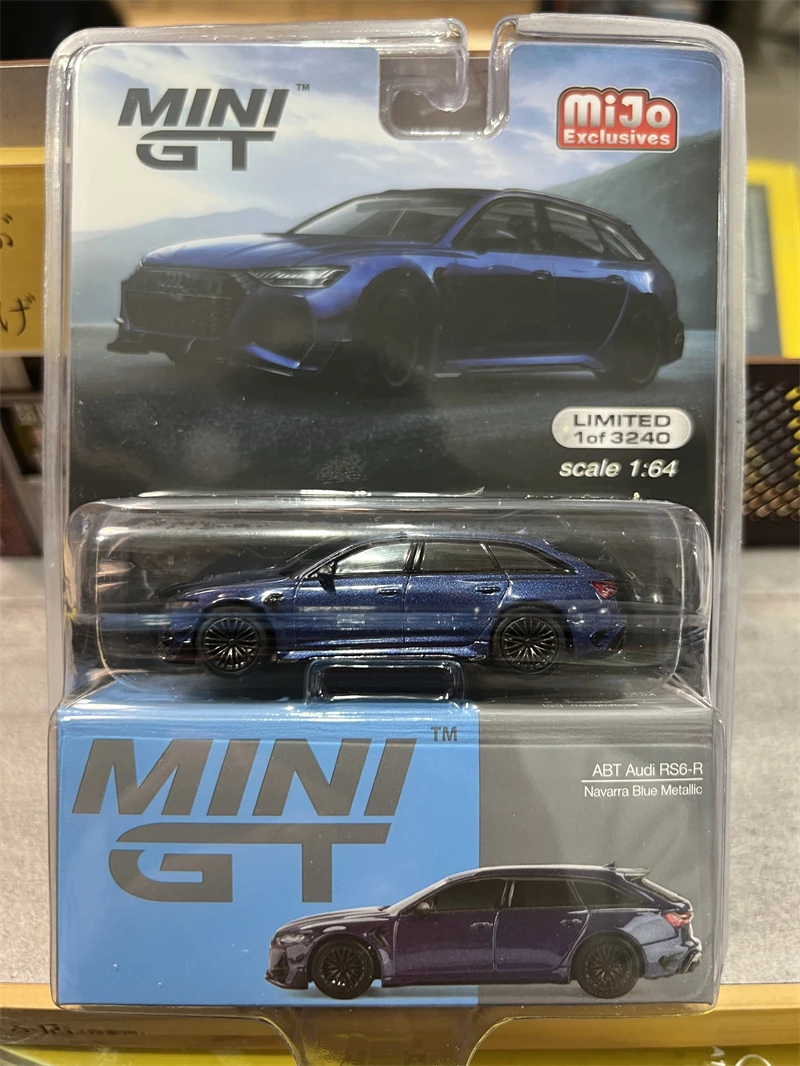 TSM MINIGT 1/64 574 ABT RS6-R 나바라 블루 메탈릭 다이캐스트..