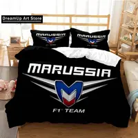 3D Print Fashion F-Formula 1 Racing Bedding Set Boys Girls Twin Queen King Size Duvet Cover Pillowcase Bed boys Adult Bedroom 2