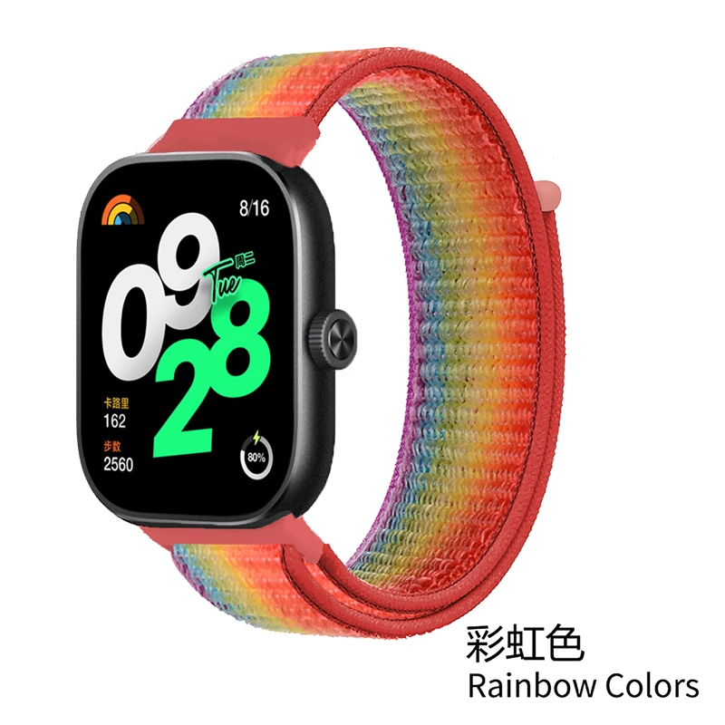 حزام نايلون حلقي للساعة الذكية ، سوار معصم جيد الت...