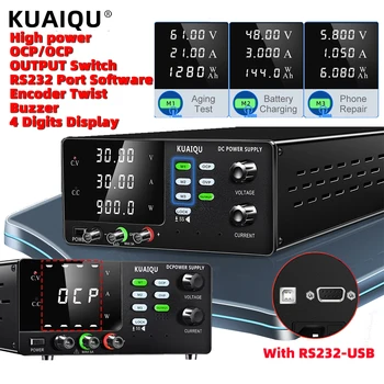﻿   KUAIQU 0-3000W DC 300V 200V 100A 60A 50A Lab Bench แหล่งจ่ายไฟ Overcurrent ป้องกันนาฬิกาปลุก OVP OCP 1