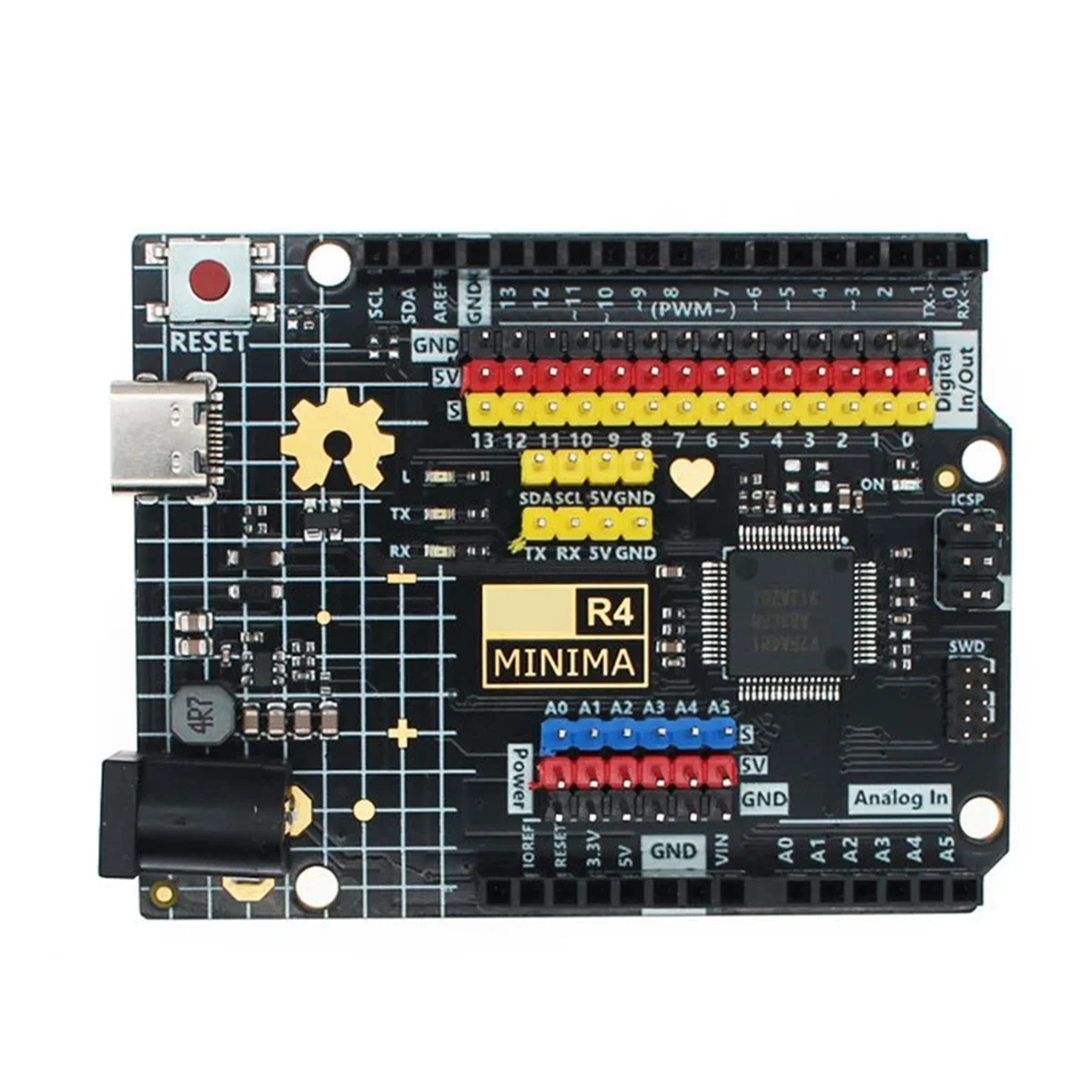 Per La Scheda Di Sviluppo Uno R4 Minima Edition Type-C Per Controller Di Apprendimento Di Programmazione Arduino