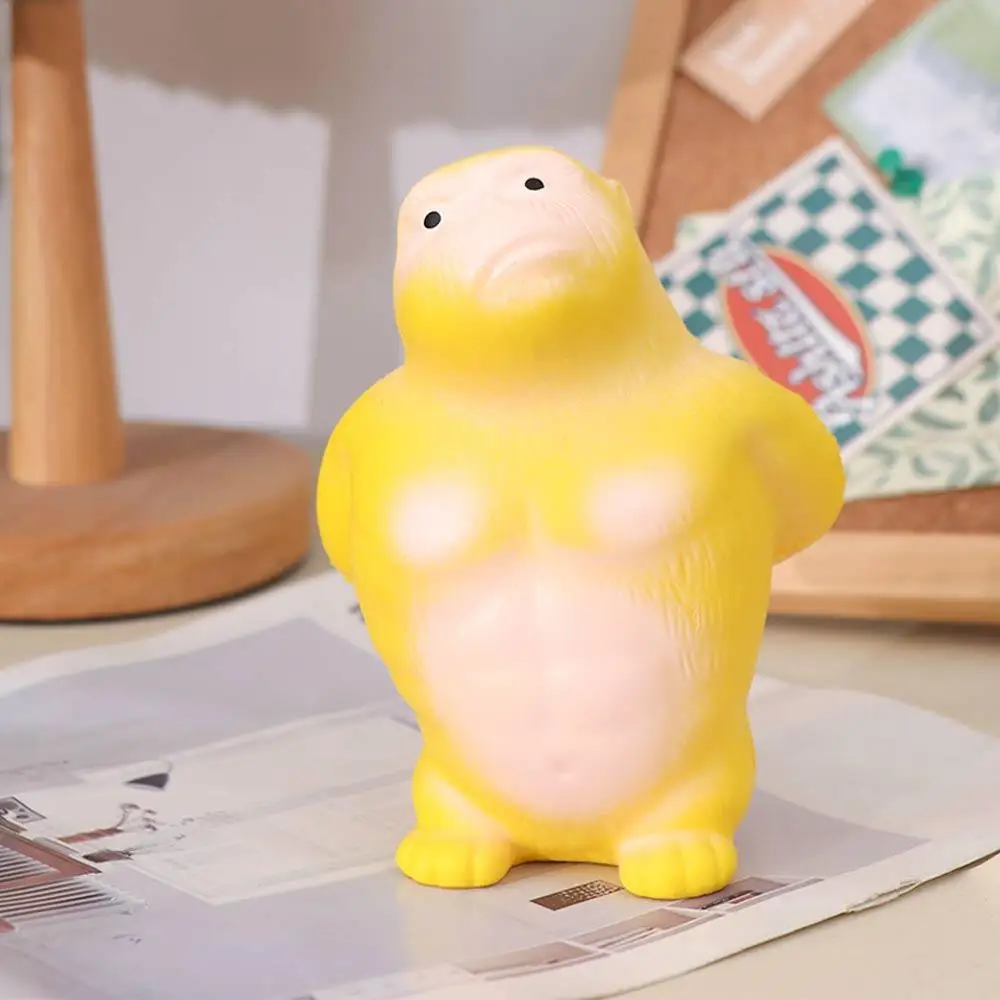 Orangutan Squeeze Vent Gorilla Slow Rebound Yellow Squeezing Monkey Toys Elastic Stretch Soft Glue Gorilla Toys Children Toys