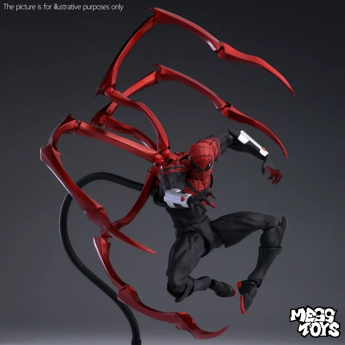 In Stock Soon MESS TOYS Superior Spider Man Action Figure Toys