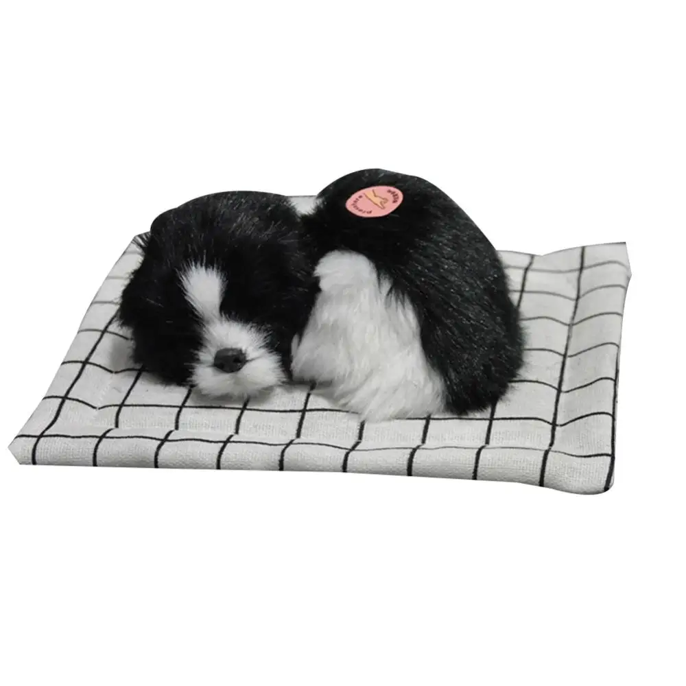 Black White Grid Mat