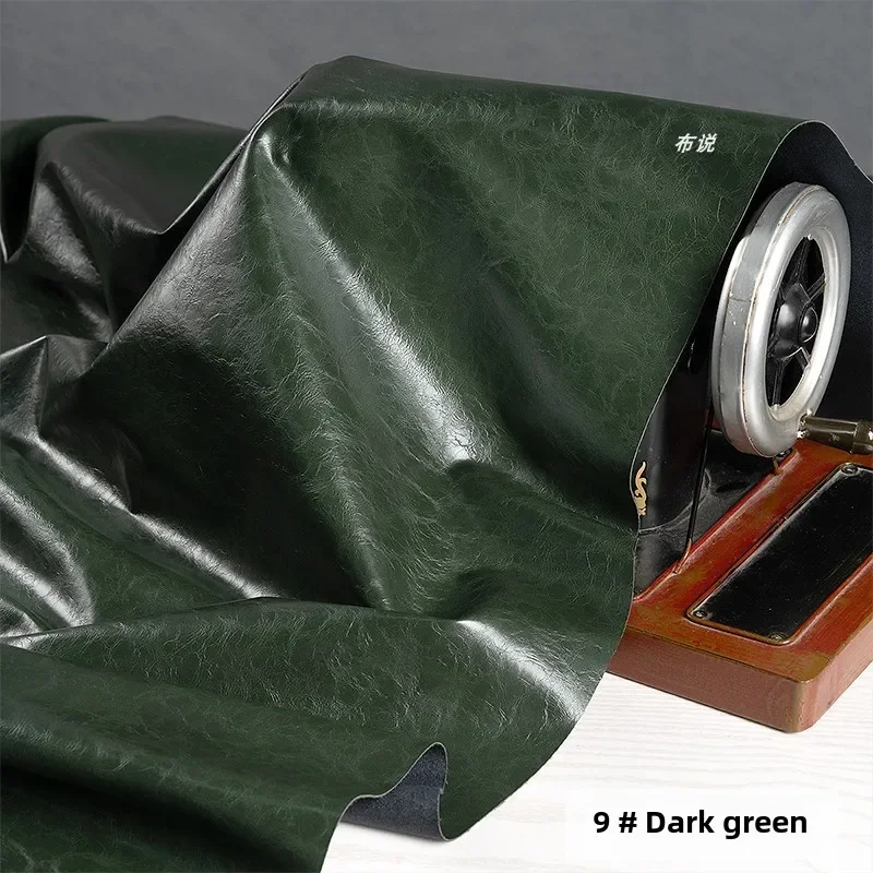 PU Leather Fabric Soft Clothing Designer Fabric Apparel Sewing Cloth for 50x138cm Diy Material