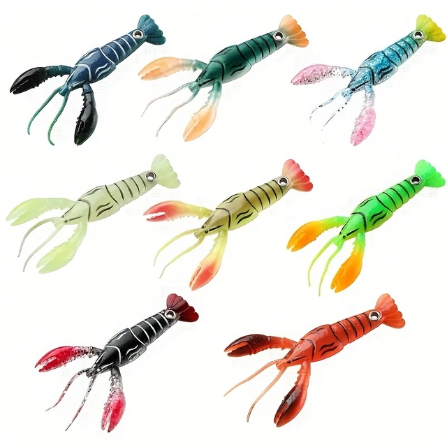 9.5cm 1 Pcs Soft Prawn Fishing Lure Bionic Crayfish Soft Bait Fishing  Tackle - AliExpress