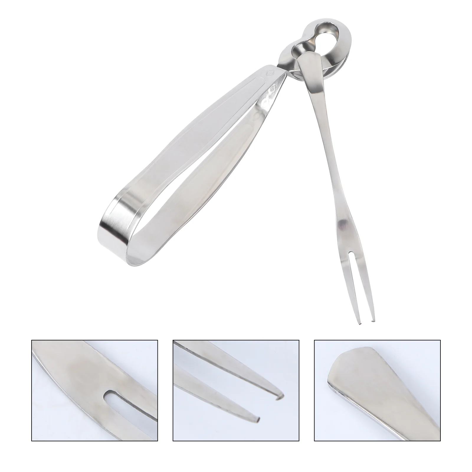 

Food Clip Escargot Fork Clip Snail Tong Stainless Steel Good Escargot Clamp Utensils Tableware for Home Restaurant Hotel